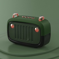 Bluetooth Speaker Wireless Mini Radio Retro FM Microphone Amplifier Portable BS32D Premium Matte Ste