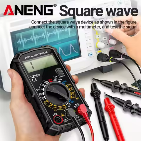 ANENG SZ308 Digital Voltage Multimeter Square Wave Test Meter Resistance Meter AC/DC Current Electri