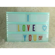 Colored letterbox for room decor