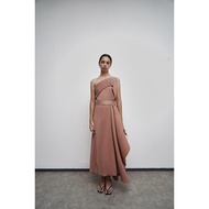 PAFON Gema Dress - Brown PAFON