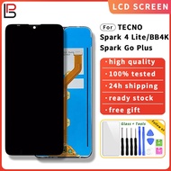 For Tecno Spark 4 Lite Spark Go Plus BB4K Lcd Touch Screen Digitizer Assembly Replacement Lcd