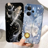 Realme 14 14t 5g 2025 C75 C75x Note 60 60x Case Procamera - Butterfly Motif Girls Softcase - Casing