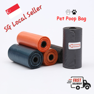 Home Dog Poop Bag Plastic Trash Waste Bags Puppy Scooper Diaper Bag / Random colour Black , Blue &amp; Red