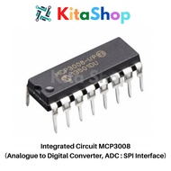 Integrated Circuit MCP3008 (ADC 10-bit : SPI Interface)