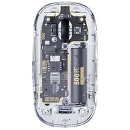 INPHIC X5 Wireless Mouse Transparent 2.4G Slim Mouse Rechargeable Noiseless Computer Mouse with USB 