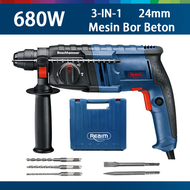 REAIM Bor Hammer bor listrik bor beton 3 fungsi bor drill beton hammer drill bobok beton