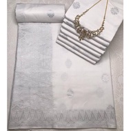 Songket bunga tabur tenun asli 4 meter /kain pasang/kain songket/kain cotton