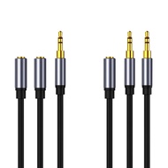 HOADNPhone SPLIGHT Audio Cable 3.5mm Cable Men to 2 Port 3.5mm Women3.5mm to 2 Port 3.5mm Male TO Fit