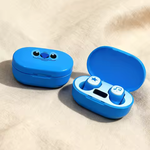 Disney HIFI Sound TWS Bluetooth Earbuds E6S Mini Cartoon Wireless Headset Noise Reduction Headphone 