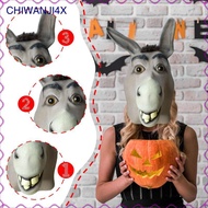 [chiwanji4x] Adults Donkey Head Mask Animal Headgear for Festival Halloween Role Play