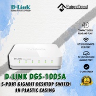 D-Link DGS-1005A 5-Port Gigabit Desktop Switch In Plastic Casing