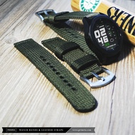 🇭🇰 包郵 🏃‍♂️ PRIMRIA ARMY GREEN Rugged 4mm 厚高品尼龍 Nato 軍帶錶帶 Sport Military Grade Sport Bands 20mm 22mm 