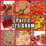 SNACKS for all 125 grams part 2 snacks by the kilo spicy snacks, old-school, salty, savory snacks
