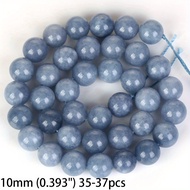 TEMU 35-37pcs/43-45pcs/56-60pcs Natural Stone Dark Loose Beads Spherical Gemstones For Jewelry Makin