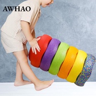 [AWHAO] 6x Kids Stepping Stone Gift Crossing Stone for Classroom Toddlers Kids