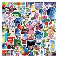60 pcs Inside Out Cartoon Movie Waterproof PVC Stickers
