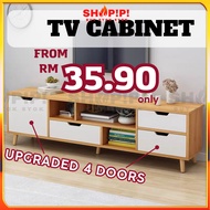 Shopipi 4 Feet TV cabinet 5 Feet TV cabinet  rak tv/ rak tv kayu/Kabinet Tv