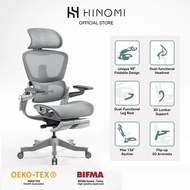 Hinomi H1Pro Ergonomic Home Office Chair Foldable With Footrest and Flip-up Armrest | Mesh Gaming Ch