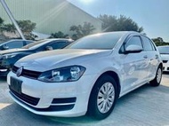 2014 VW Golf Tsi 1.2 白#強力過件9 #強力過件99%、#可全額貸、#超額貸、#車換車結清