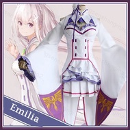 PS2 Anime Re:Life Emilia Cosplay Outfit with Wig & Uniform