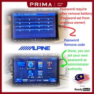 Alpine Map card head unit unlock remove password lock program card add Model Profile SD Card