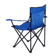 戶外摺疊椅600D牛津布美術野營寫生垂釣露營椅靠背扶手沙灘椅杯託