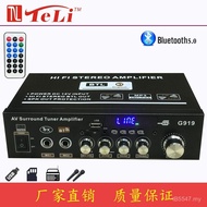 Cross-Border Radio Amplifier 12VG919/Number 110-V-220V Hot Sale High Power, Smart U Disk Bluetooth, 