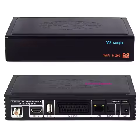 V8 Magic Stalker/DVB-/S2/Xtream H265 IPTV
