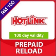 [RM 100] Hotlink Maxis Prepaid Topup Reload (not share a topup)