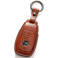 Mercedes Benz Key Fob Cover Leather Car Key Case 2026 2025 2024 2023 2022 GLE350 GLE450 GLS450 GLS58