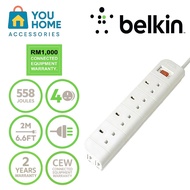 Belkin Economy Series 4-outlet Surge Protection Power Extension Socket (2m)