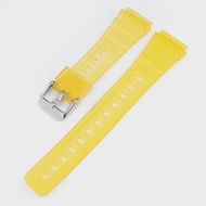 18mm Strap for Casio F-91W/F84/F105/108 A-158/168 AE-1200/1300 Transparent Colorful Silicone TPU Wat