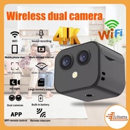 4k HD Hidden Mini CCTV Without Cable Spy Camera Mini Magic Hidden Camera Two Lens Mini SIM Card CCTV
