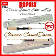 RAPALA Countdown Elite Glass 5’ & Classic CountDown BFS Finesse Spinning & Baitcasting Travel Rod Co