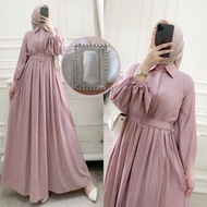 gamis kondangan terbaru Hanira Dress kekinian dan fashionable dress wanita simple 2025 viral