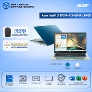 Acer Swift 3 SF314-512-54ES / 53HR 14.0'' QHD Laptop Intel Core i5-1240P ,8GB RAM ,512GB SSD ,Window 11 ,Microsoft Office 2 Years Warranty