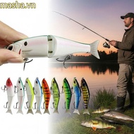 Fishing Lure Bait, Bionic 18.5g Swimbait, Professional Softtail 2-section 11.5CM Glide Hard Bait Sea