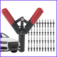 Rivet Tool Rivet Nut Tool with 40Pcs Nylon Blind Rivets Manual Riveting Tool Riveter Tool Rivet Nut 