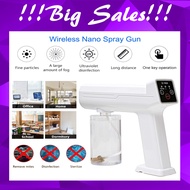 ~Ship From KL~ Handheld Wireless Atomizer Fogging Machine Blue Light Nano Spray Gun Atomizer Touch Screen Spray Gun 蓝光消毒枪 纳米消毒枪 sanitizer gun