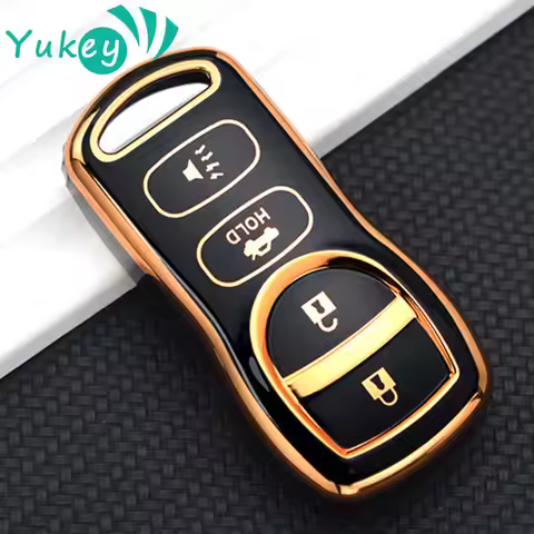 TPU Car Key Cover for Nissan 350Z Maxima Sentra Armada Titan Kicks Murano 3 4 Buttons Smart Remote C