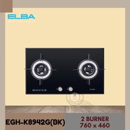 ELBA EGH-K8942G(BK) BUILT IN GLASS HOB