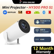 OXYFLUX Hy300 Pro S1 Portable Smart Projector projektor Mini 4K For Android Phone Bluetooth Projecto