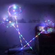 Balon led pvc komplit 12 set tongkat dan balon bobo