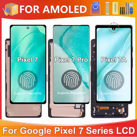 For AMOLED Pixel 7 Pro For Google Pixel 7 LCD Display Touch Screen Digitizer Assembly Replacement Fo