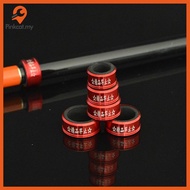 Pinkcat 1pcs Aluminum Alloy Fishing Rod Anti-skid Stop Ring Pole Sleeve Metal Rod Clip O-shaped Ring