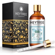 HEYTREE Eucalyptus Essential Oil 100 ml - 100% Natural & Pure Essential Eucalyptus Best for Sauna - 