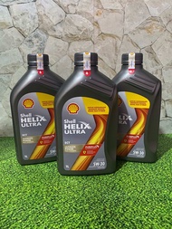 (Paket 3 Botol) Oli Mesin Mobil Shell Helix Ultra 5W-30 SQ 1L Ultimate Power Fully Synthetic dengan
