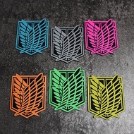 Hot Sale Anime Badge Wings of Freedom Attack on Titan Luminous Army Fan Morale Badge Unique Backpack Sticker Boutique Velcro Armband Backpack Jacket Patch