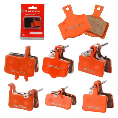 MEROCA Bicycle Brake Pads for Shimano M375 M445 Mt200 Bb5 Bb7 MTB Resin Semimetal Hydraulic Disc Bra