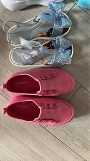 Melissa 公主鞋 涼鞋 粉紅色鞋 Elsa 鞋